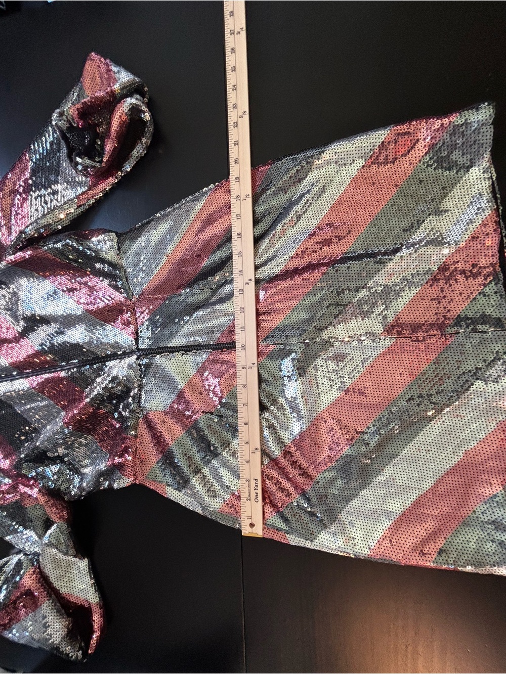 NEW Ted Baker London Jocasta stripe sequin mini cocktail dress Sz 2 (US 6) - Picture 13 of 16